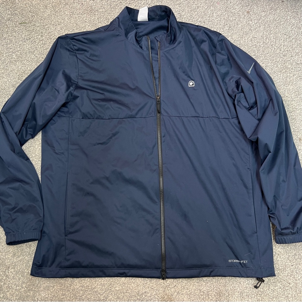 Nike Jacket Mens 2XL XXL Navy Blue Storm-FIT Victory Full-Zip Golf DA2867-451
